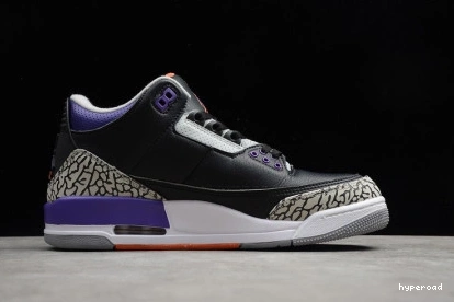 Hyperoad 3 BLACK PURPLE JORDAN RETRO - COURT 1112